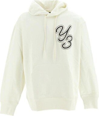 Logo Patch Drawstring Hoodie-AA