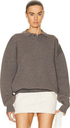 Eternal Polo Sweater in Grey