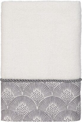 Deco Shells Bordered Cotton Hand Towel, 16