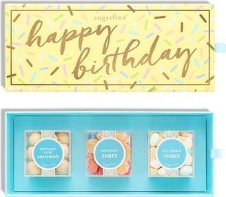 Happy Birthday - 3 Piece Candy Bento Box