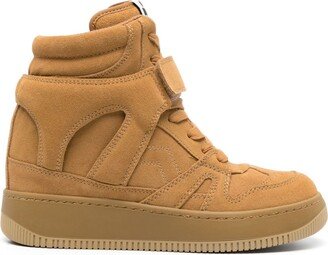 Ellyn hi-top suede sneakers-AA