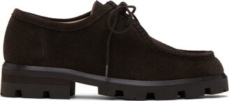 Brown Lace-Up Derbys