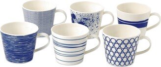 Pacific Accent Mugs, Set of 6