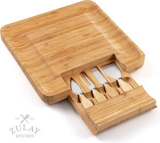 Bamboo Cheese Board and Knife Set