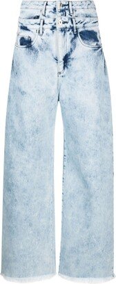 Double-waist boyfriend jeans