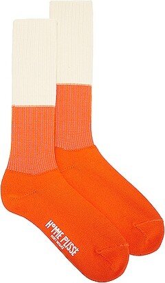 Two-Way Socks in Orange