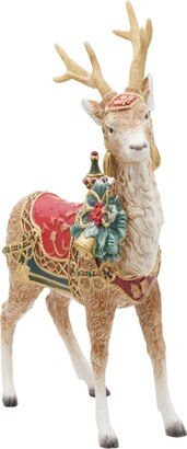 Noel Holiday Grand Deer Figurine, 17.75-in