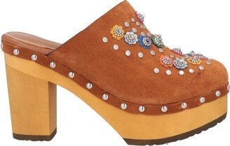 REBECCA WHITE Mules & Clogs Tan