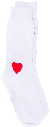 Graphic-Print Ankle Socks