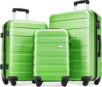 ABS Hardside Luggage Sets 3pcs Lightweight Durable Suitcase sets