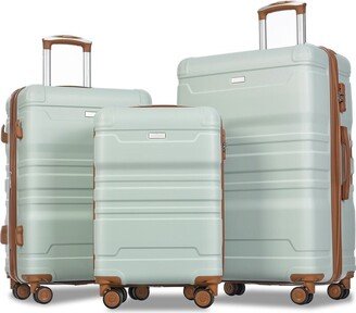 3pcs Luggage Sets, Expandable Hardshell Suitcase sets with TSA Lock