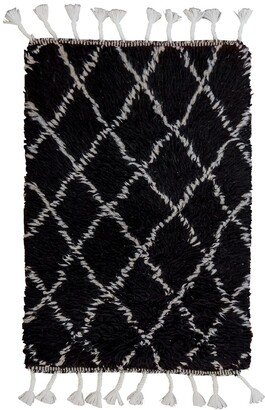 STUDIO MALEKI Rombus small handmade Berber wool rug