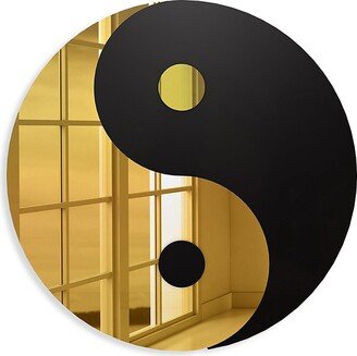 4Artworks Yin Yang Circle Wall Mirror