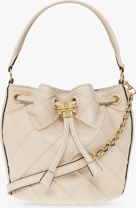 ‘Fleming Large’ Bucket Shoulder Bag - Cream