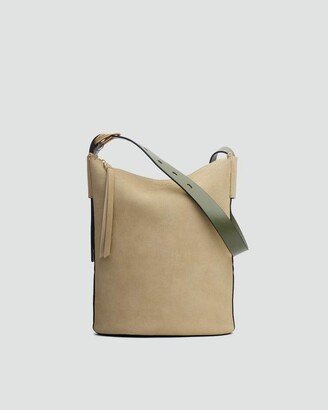 Belize Bucket Bag- Suede Large Crossbody Bag