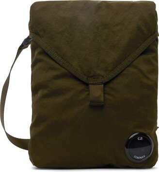 Green Nylon B Messenger Bag