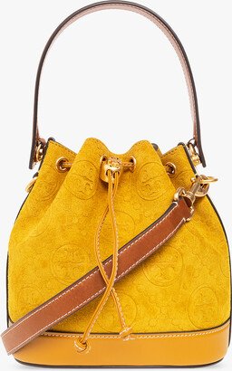 'T Monogram' Bucket Bag - Yellow