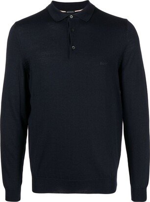 Virgin Wool Polo Shirt-AB