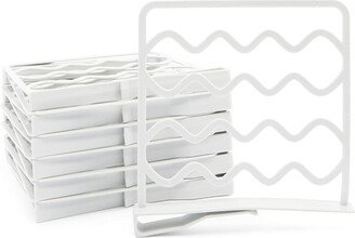 Juvale 12 Pack Shelf Dividers for Closets, Spacers for Cabinets