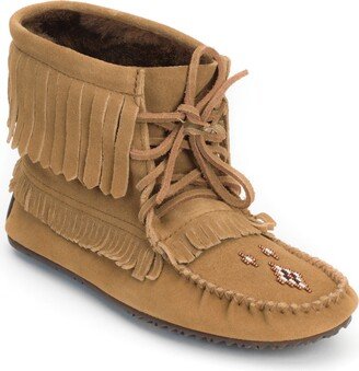 Manitobah Harvester Fringe Moccasin Bootie