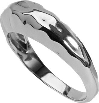 Aaria London Chateau Dome Ring - Silver