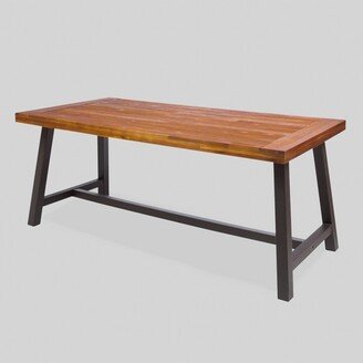 Carlisle Rectangular Acacia Wood Patio Dining Table