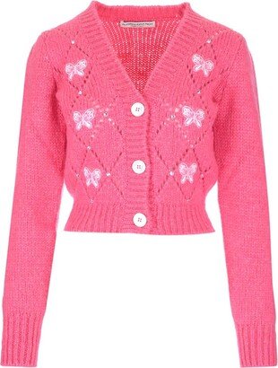 Embellished Knitted Cardigan-AA