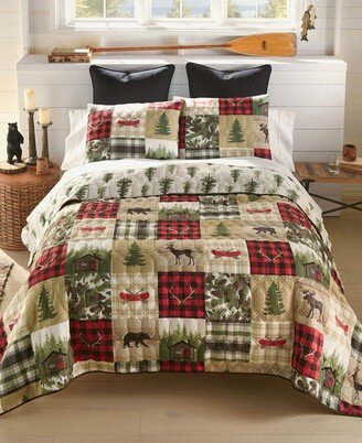 Cedar Lodge Reversible 3-Piece Quilt Set, King