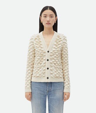 Fish Scale Wool Cardigan