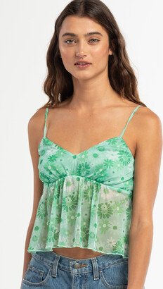 RSQ Womens Daisy Mesh Cami