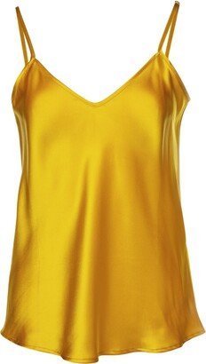 Vasiliki Atelier Vasiliki V-Neck Silk Camisole In Mimosa