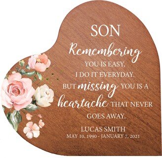 Personalized Memorial Gift | Loss Of Loved One Custom Shelf Sitter Celebration Life Gifts For Mini-AA