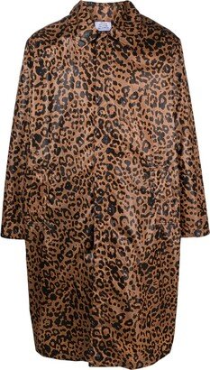 Leopard-Print Coat