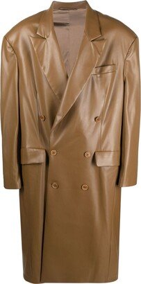 Double-Breasted Oversize Coat