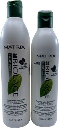 Biolage Cooling Mint Shampoo 16.9 OZ & Conditioner 13.5 OZ Set