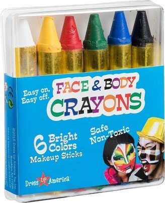 Dress Up America Face and Body Paint - Pack of 6 Colors