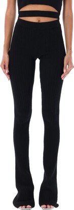 ANDREĀDAMO Ribbed Knit Leggings