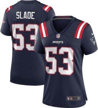 Women's Chris Slade Navy New England Patriots Game Retired Player Jersey
