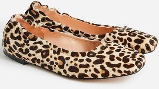 Anya scrunchie ballet flats in calf hair