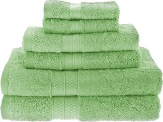 Rayon From Bamboo Blend Solid 6Pc Towel Set-AB