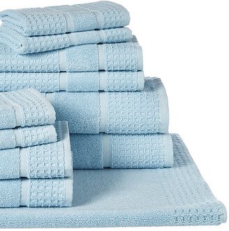 Apollo Towels Set Of 11 Turkish Waffle Terry Towels-AC