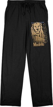 Modelo Especial Modelo 1925 Lion Logo Men's Black Sleep Pajama Pants