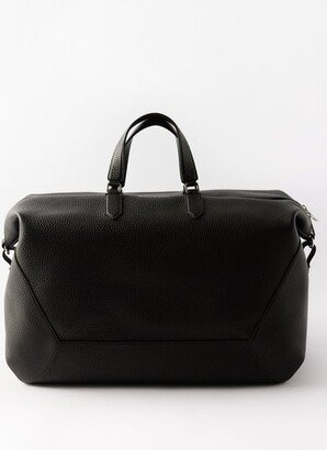 Logo-debossed Grained-leather Holdall