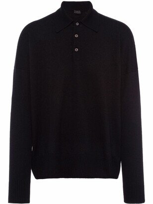 Cashmere Polo Top-AA