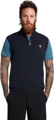 Mens Golf Knitted Vest Dark Navy L