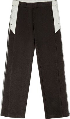 Mid-Rise Straight-Leg Trousers-BQ