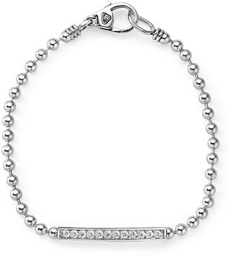 Caviar Spark Diamond Bar Chain Bracelet