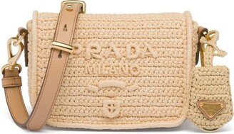 Raffia shoulder bag