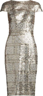 Sybil sequin midi dress