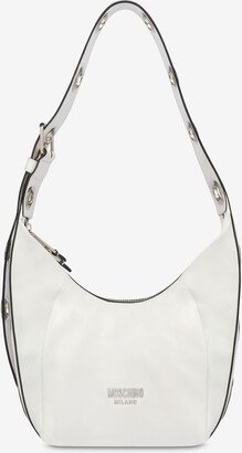 Eyelets Patent Leather Hobo Bag